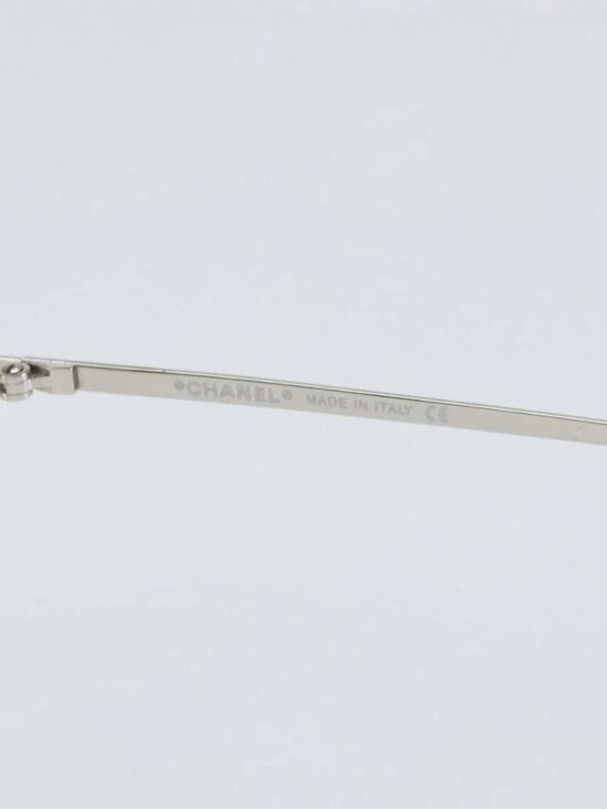 CHANEL Sunglasses metal Silver CC Auth BA10543 main image 9